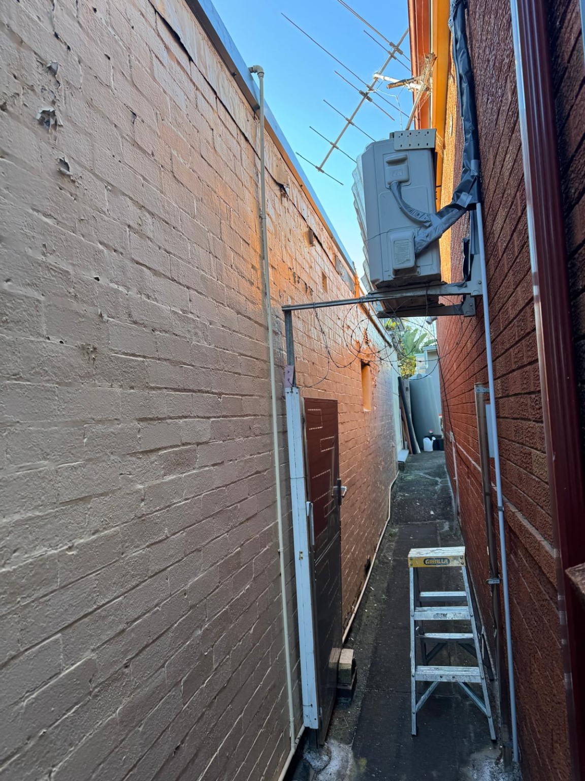 Completed exterior property maintenance